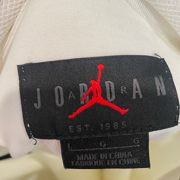 Nike Men’s Air Jordan 23 Engineered Hooded Pullover Sports White, Large - Picture 9 of 10